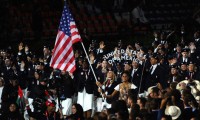 Team USA in the Opening Ceremony