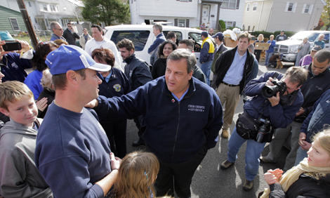 Governor Chris Christie in Little Ferry