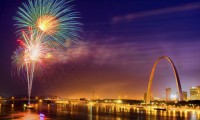 4th of July fireworks in St. Louis