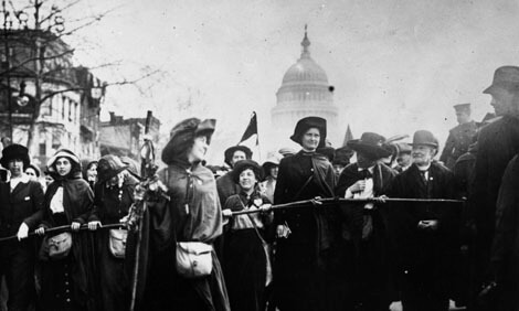 1913 suffrage parade in Washington, D.C.